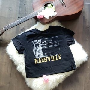 Tie-Dye Nashville Cropped T-Shirt